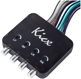 kicx-hl04ms-konwerter-sygnalu-audii-hi-low-high-low-4x-rca-cinch-remote