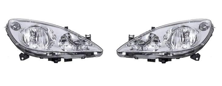 REFLEKTORY LAMPY PEUGEOT 307 01-05 KOMPLET TYC