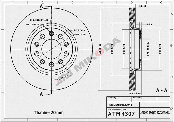 tarcza-ham-tyl-4307-atm-stan-nowy