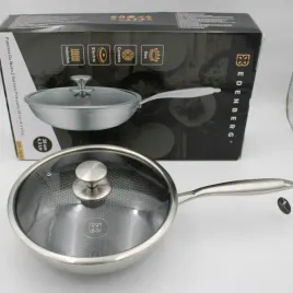 patelnia-wok-z-pokrywka-30cm-plaster-miodu-stal-nierdzewna-gaz-indukcja
