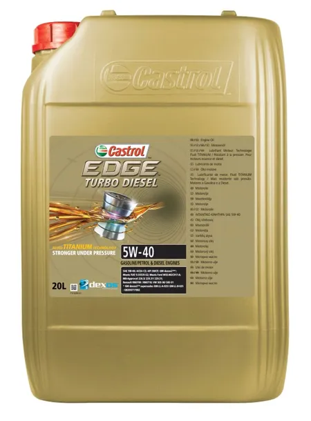 OLEJ CASTROL 5W40 20L EDGE TURBO DIESEL TITANIUM C3 / SN/CF / 505.00