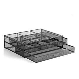 podstawka-pod-monitor-drukarke-lapropa-z-szufladami-metalowa-czarna