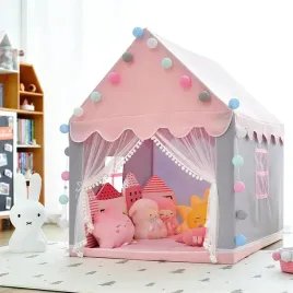namiot-domek-dla-dzieci-zamek-palac-do-pokoju-ogrodu-domu-lampki-led-roz