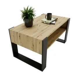 stolik-kawowy-lawa-karo-92-cm-z-polka-dab-artisan-czarny-loft-92x536x45