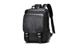 plecak-baltan-classic-156-czarny-ekoskora-miejski-na-laptopa