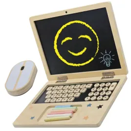 laptop-dla-dziecka-drewniany-edukacyjny-tablica-do-rysowania-myszka-kreda