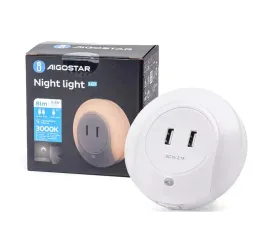 lampka-nocna-led-wtyczkowa-do-gniazda-z-dwoma-portami-ladowarki-usb