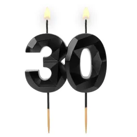 swieczka-urodzinowa-na-tort-cyfra-30-diament-czarna