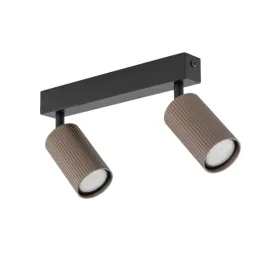 lampa-sufitowa-reflektor-tune-brown-brazowa-2xgu10