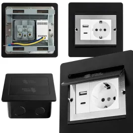 gniazdo-elektryczne-podlogowe-2xusb-schuko-spacetronik-mediaport-czarne