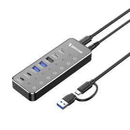 aktywny-hub-usb-7-portow-3x-usb-10gbps-4x-usb-5-gbps-spacetronik-zasilacz