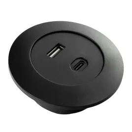 gniazdo-blatowe-okragle-usb-c-a-230v-spacetronik-czarne-wpuszczane-w-blat