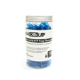 wtyk-rj45-przelotowy-cat6-utp-pt-rj456ub-1-100szt-passtrought-niebieskie