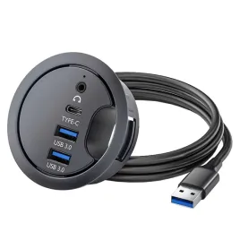 hub-do-biurka-2x-usb-a-usb-c-jack-35-mm-5-gb-s-kabel-1-3m-spacetronik