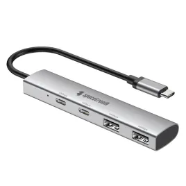hub-usb-c-10-gps-4-porty-2x-usb-c-2x-usb-a-spacetronik-adapter-plugandplay