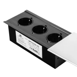 gniazdo-potrojne-blatowe-rozsuwane-meblowe-spacetronik-sps-s33s-v2-srebrne