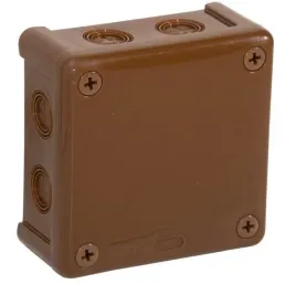 puszka-natynkowa-pusta-8-wlotow-viplast-vp-42-brazowa-ip55-98x98x42mm-042-0