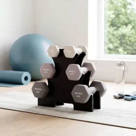 zestaw-hantli-stojak-hantelki-neoprenowe-ciezarki-do-cwiczen-1-2-3kg-gymtek