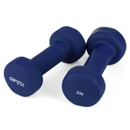 hantle-zestaw-hantelki-2x2kg-ciezarki-do-cwiczen-fitnes-neoprenowe-gymtek