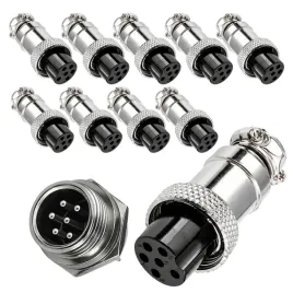 10x-zlacze-przemyslowe-gx12-6-pin-zakrecane-kompletny-wtyk-z-gniazdem