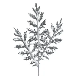 galazka-swiateczna-92cm-srebrna-azurowe-liscie-komplet-12-szt