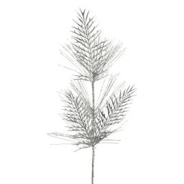 galazka-swiateczna-iglasta-55cm-srebrna-brokat-komplet-12-szt
