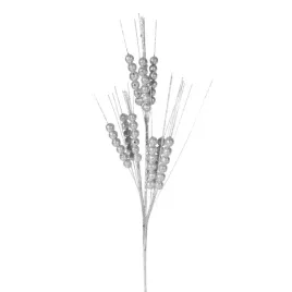 galazka-swiateczna-38cm-srebrna-brokat-klosy-koraliki-komplet-12-szt