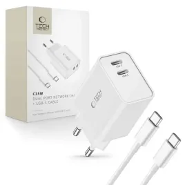 ladowarka-tech-protect-c35w-sieciowa-2x-usb-c-pd-35w-z-kablem-usb-c-usb-c