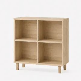 regal-kap-z-nogami-4-komory-dab-sonoma-boho-2x2-organizer