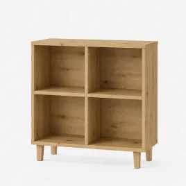 regal-kap-z-nogami-4-komory-dab-artsian-boho-2x2-organizer