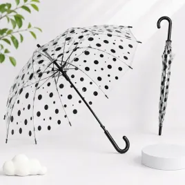parasol-dzieciecy-przeciwdeszczowy-90-cm-przezroczysty-w-kropki