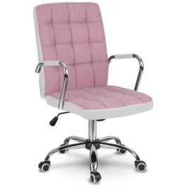 fotel-biurowy-materialowy-benton-rozowo-bialy