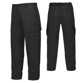 spodnie-chlopiece-bojowki-wojskowe-mil-tec-us-bdu-dzieciece-czarne-l