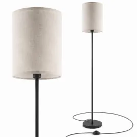 lampa-podlogowa-stojaca-led-160cm-do-czytania-z-abazur-bezowy-e27-wlacznik