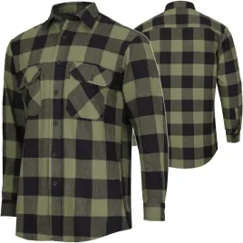 koszula-flanelowa-meska-w-krate-mil-tec-z-dlugim-rekawem-czarna-olive-xxl