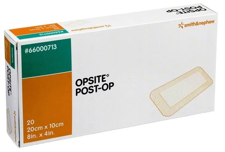 OPSITE POST-OP 10 cm x 20 cm Opatrunek Smith&Nephew 20 sztuk
