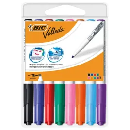 markery-suchoscieralne-bic-velleda-1741-mix-zestaw-8-szt-wyraziste-kolo