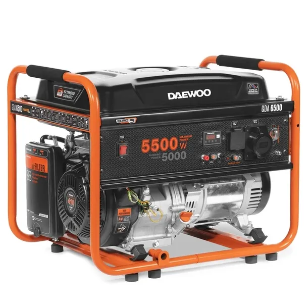 DAEWOO GENERATOR AGREGAT PRĄDOTWÓRCZY GDA 6500 5.5kW 13KM 230V AVR