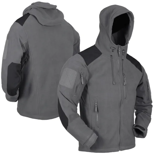BLUZA POLAROWA TAKTYCZNA TEXAR HUSKY GRUBA 360g KURTKA POLAR SZARA XL