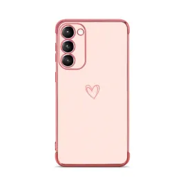etui-do-samsung-galaxy-s23-silikonowe-rozowe-serce-zloto