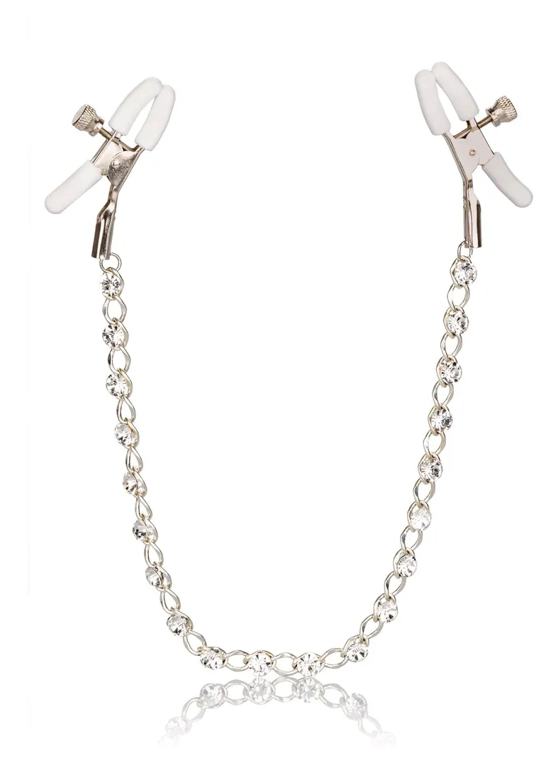 crystal-chain-nipple-clamps-silver