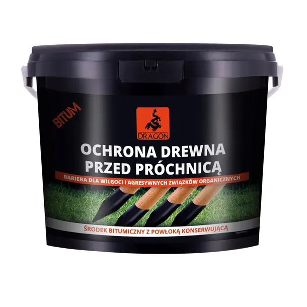Środek do ochrony drewna przed próchnicą 3L do pergoli altan płotów DRAGON