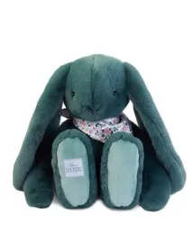 doudou-pluszowy-krolik-lapin-fleurette-doudou-et-50-cm-zielony