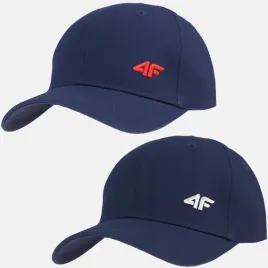 czapka-z-daszkiem-meska-damska-4f-komplet-2szt-bejsbolowka-zestaw-zc11-l-xl