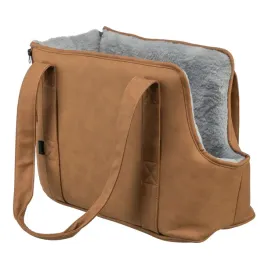 trixie-evelyn-torba-dla-psa-brazowa-szara-40x30x20cm