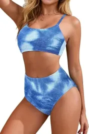 bikini-damskie-wysoki-stan-modelujace-teksturowane-niebieskie-m
