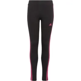 legginsy-dla-dzieci-adidas-essentials-3-stripes-cotton-tights-czarno-rozowe