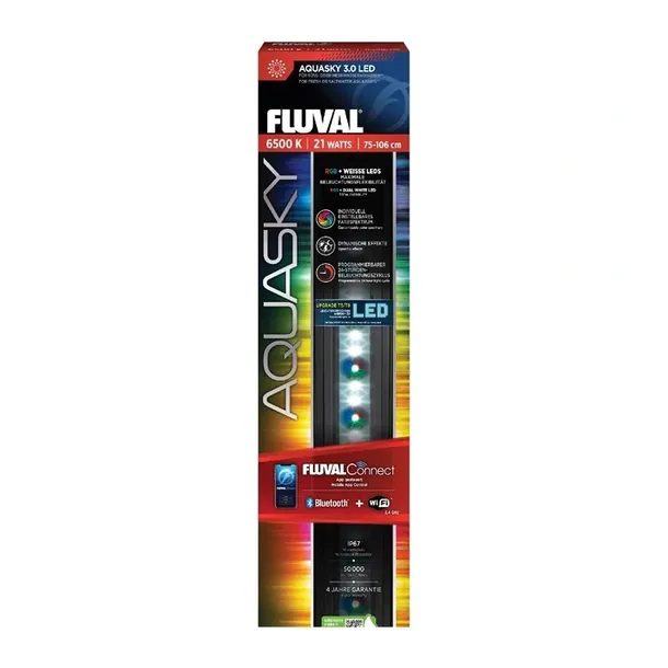 Fluval AquaSky LED 3,0 Oświetlenie do akwarium 21W 75-106,4cm bluetooth