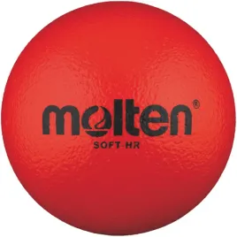 pilka-piankowa-molten-160-mm-czerwona-soft-hr