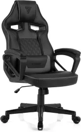 fotel-gamingowy-ergonomiczny-skora-pu-poduszka-ledzwiowa-czarno-szary